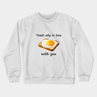 Egg Fried Toast Bread Sandwich Yummy Kawaii Japan Japanese Crewneck Sweatshirt